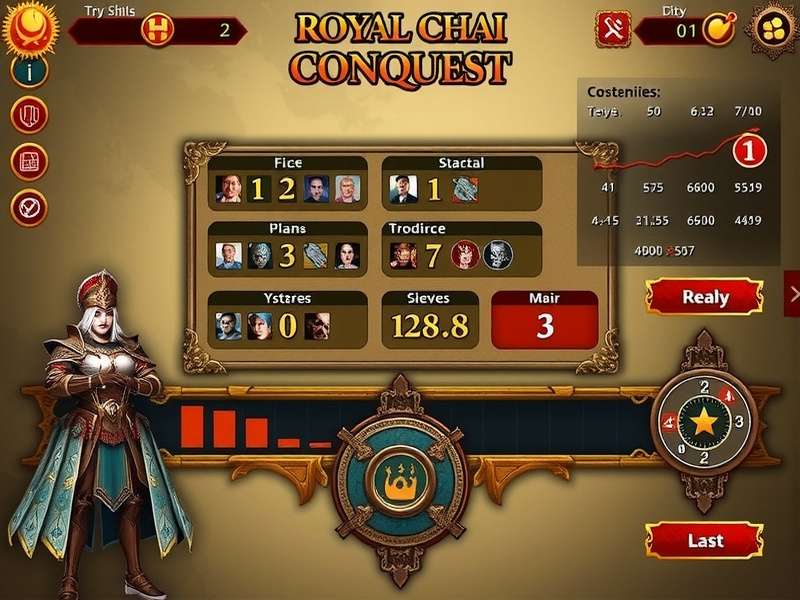 Royal Chai Conquest strategy guide infographic